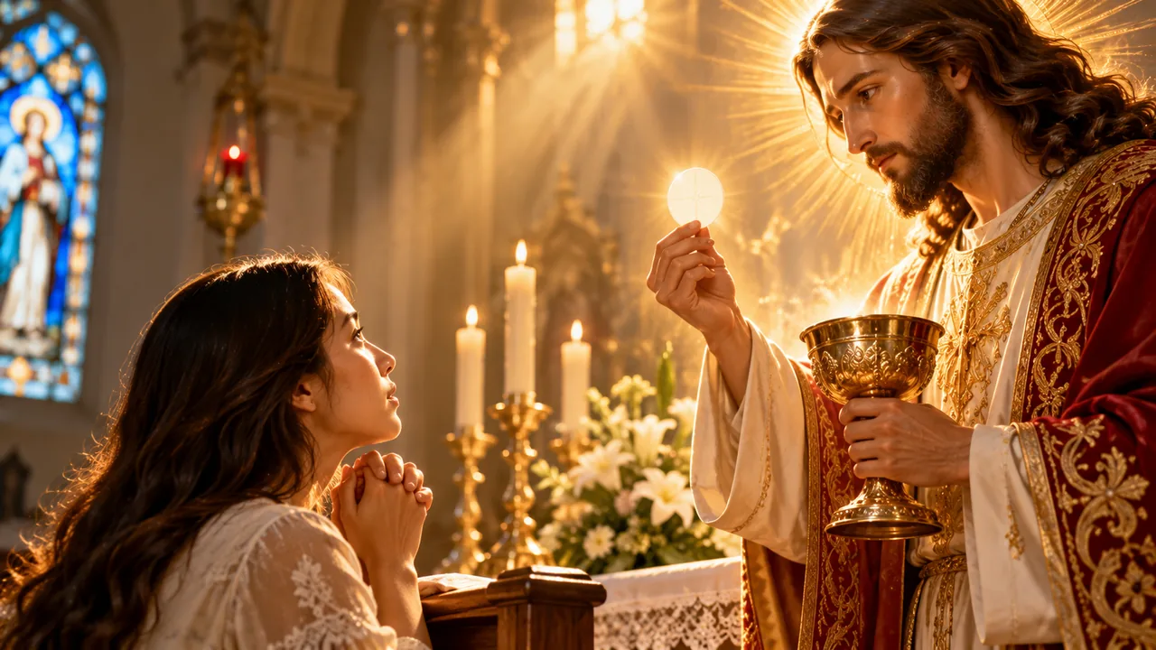 Act of Spiritual Communion — devotional artwork