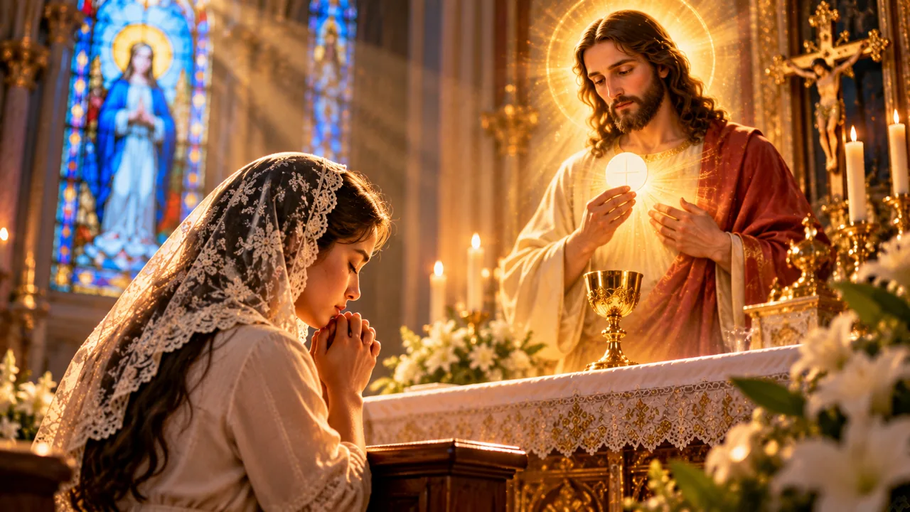 Prayer of Thanksgiving after Communion — devotional artwork