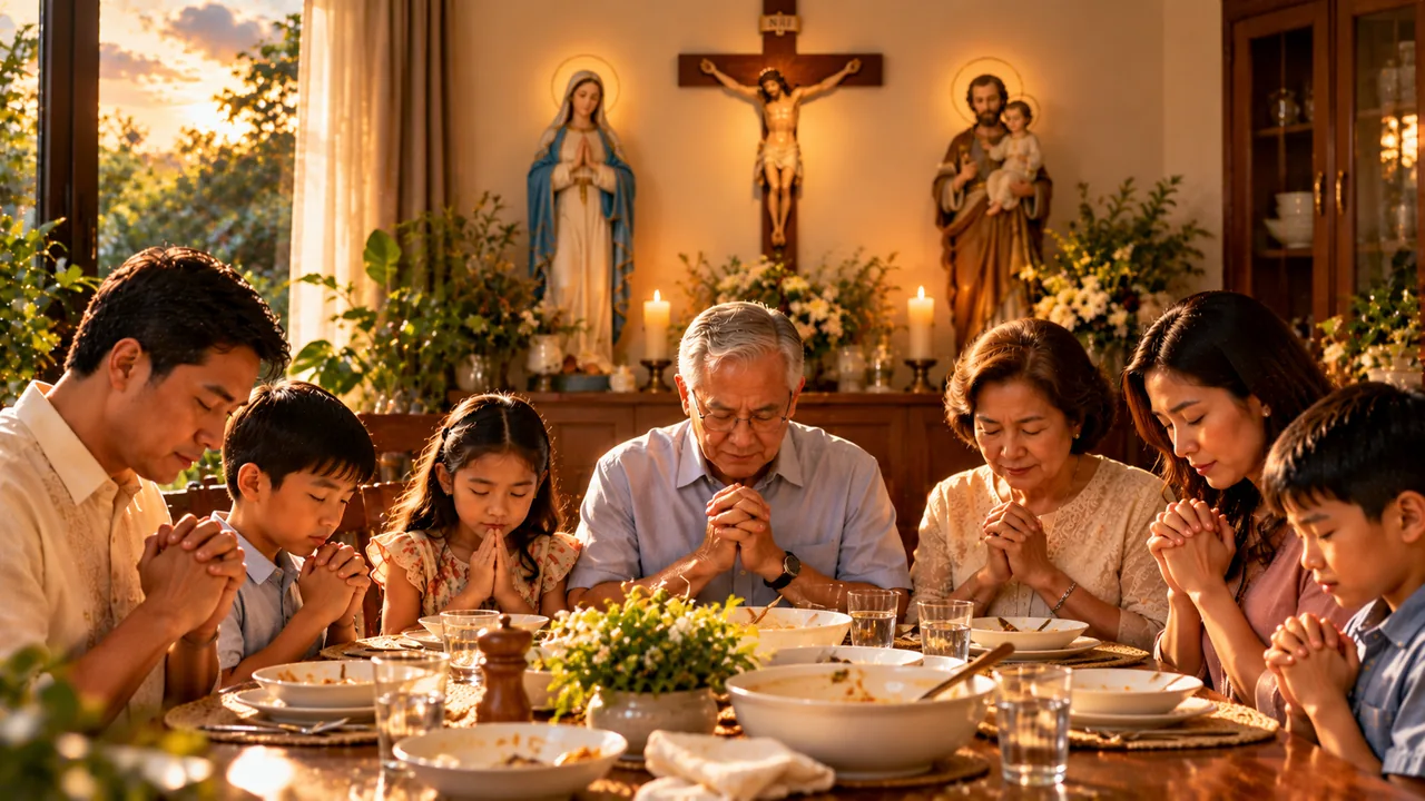 Prayer After Meals — devotional artwork