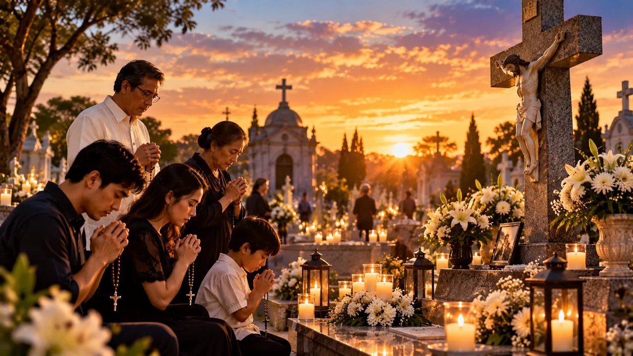 Prayer for All Souls’ Day and Cemetery Visits — devotional artwork