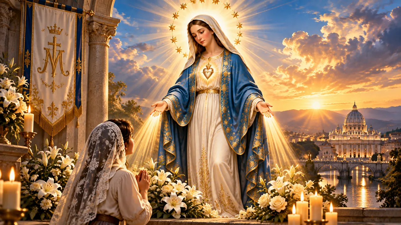 Consecration to Mary — devotional artwork