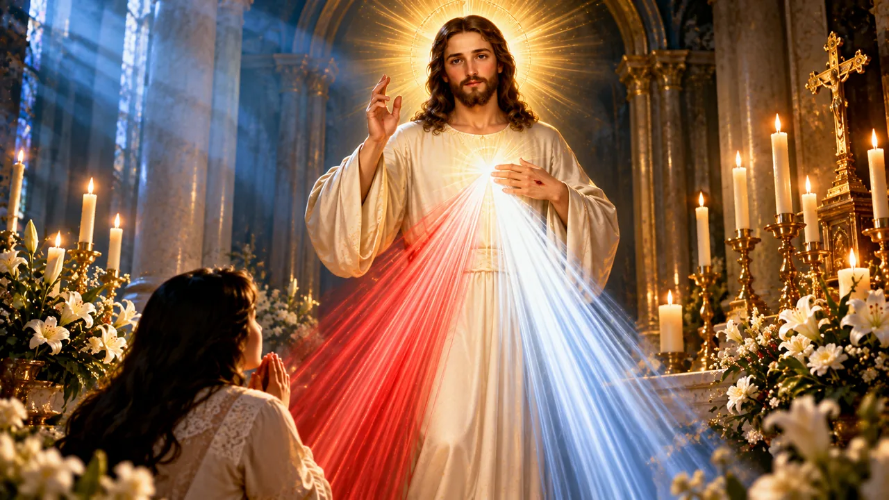 Prayer to the Divine Mercy — devotional artwork