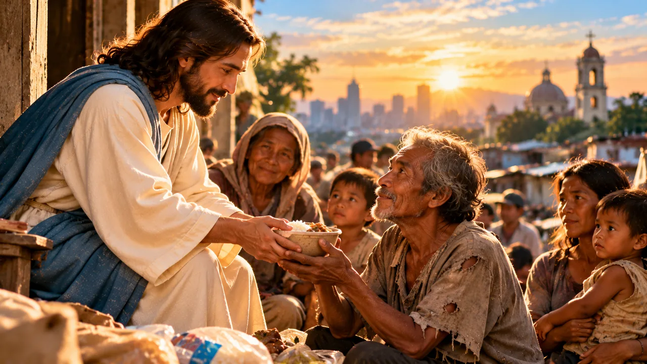 Prayer for the Poor — devotional artwork