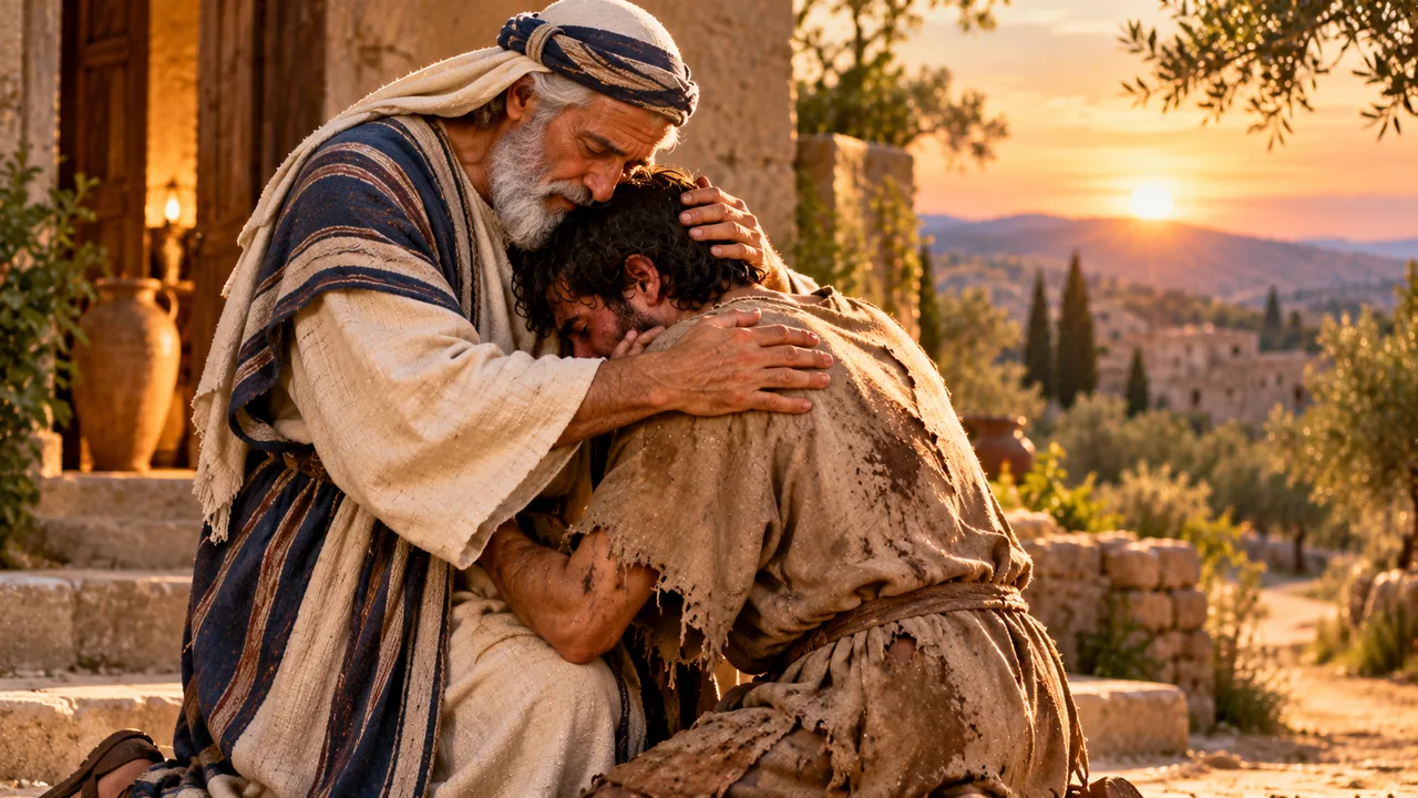 Prayer for Forgiveness — devotional artwork
