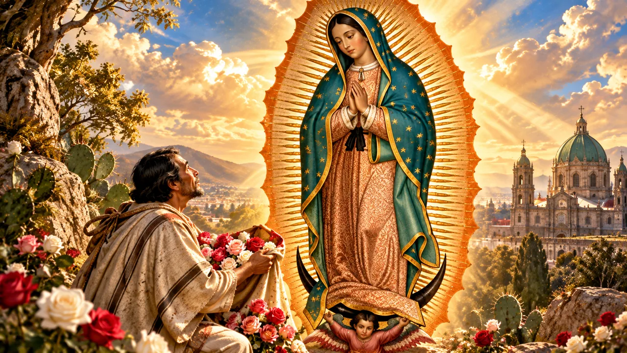Prayer to Our Lady of Guadalupe — devotional artwork