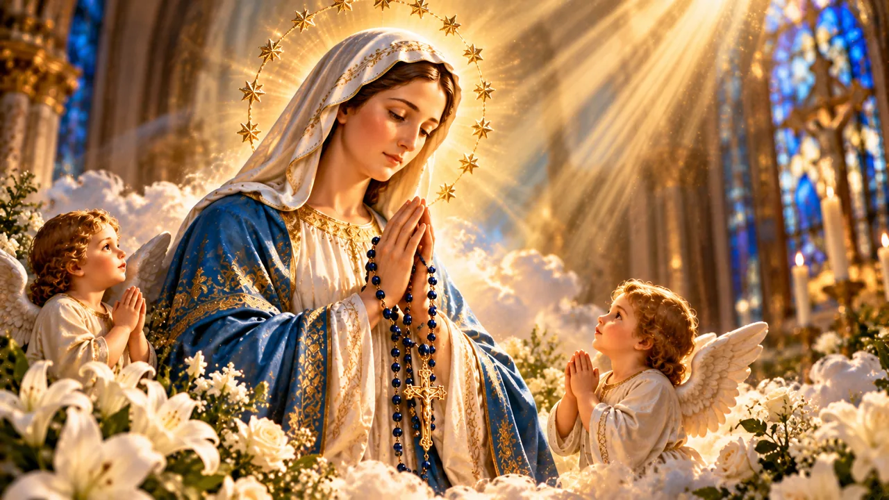 Hail Mary — devotional artwork