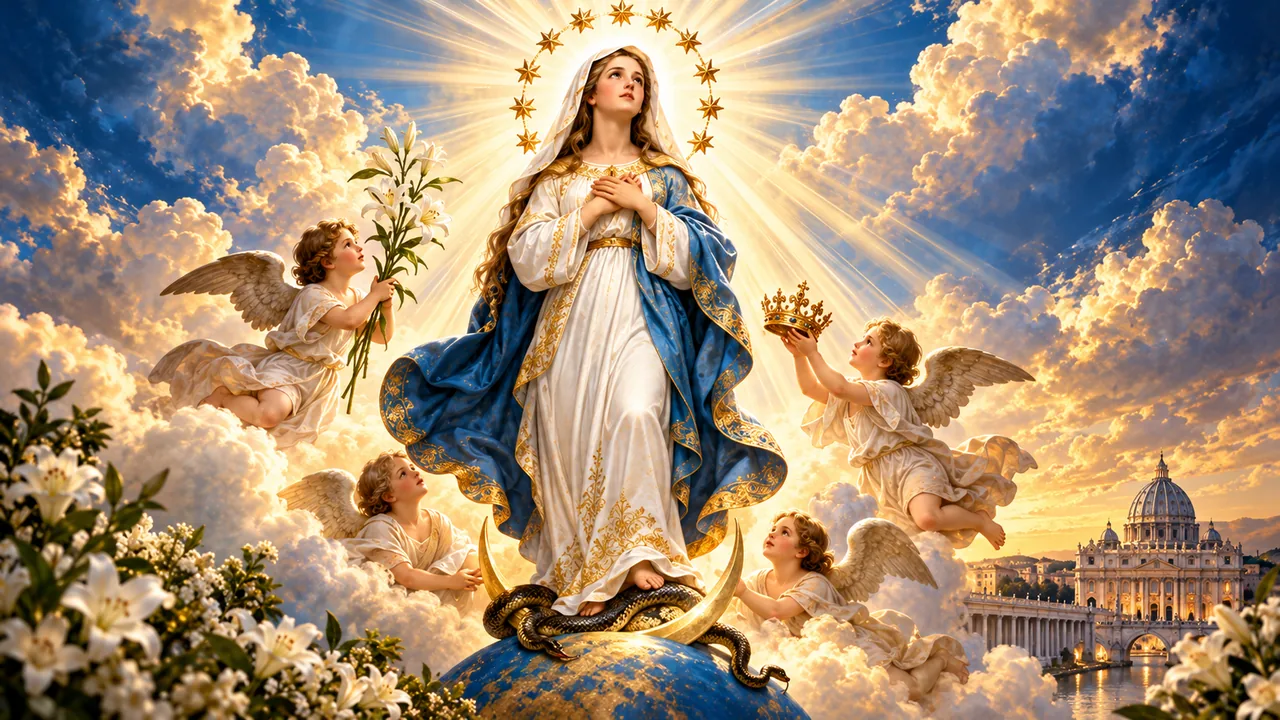 Prayer to the Immaculate Conception — devotional artwork