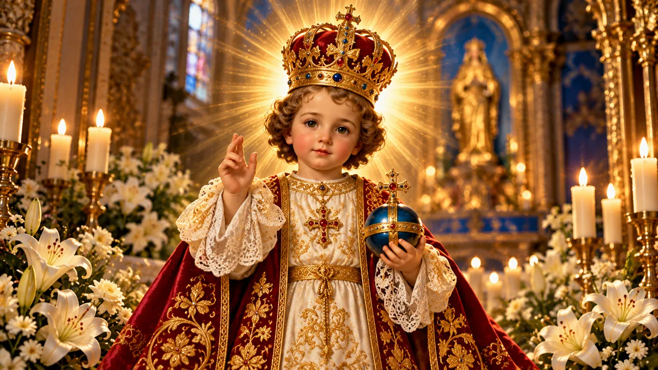 Prayer to the Infant Jesus — devotional artwork