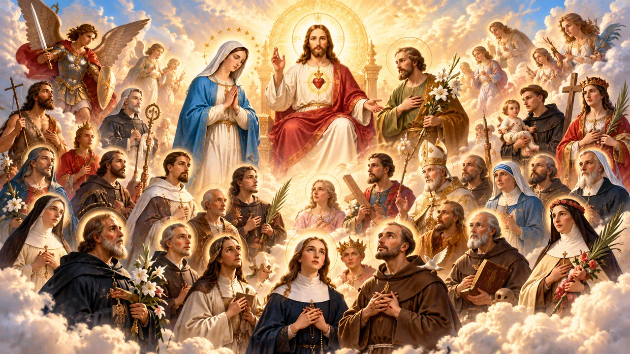Litany of the Saints — devotional artwork