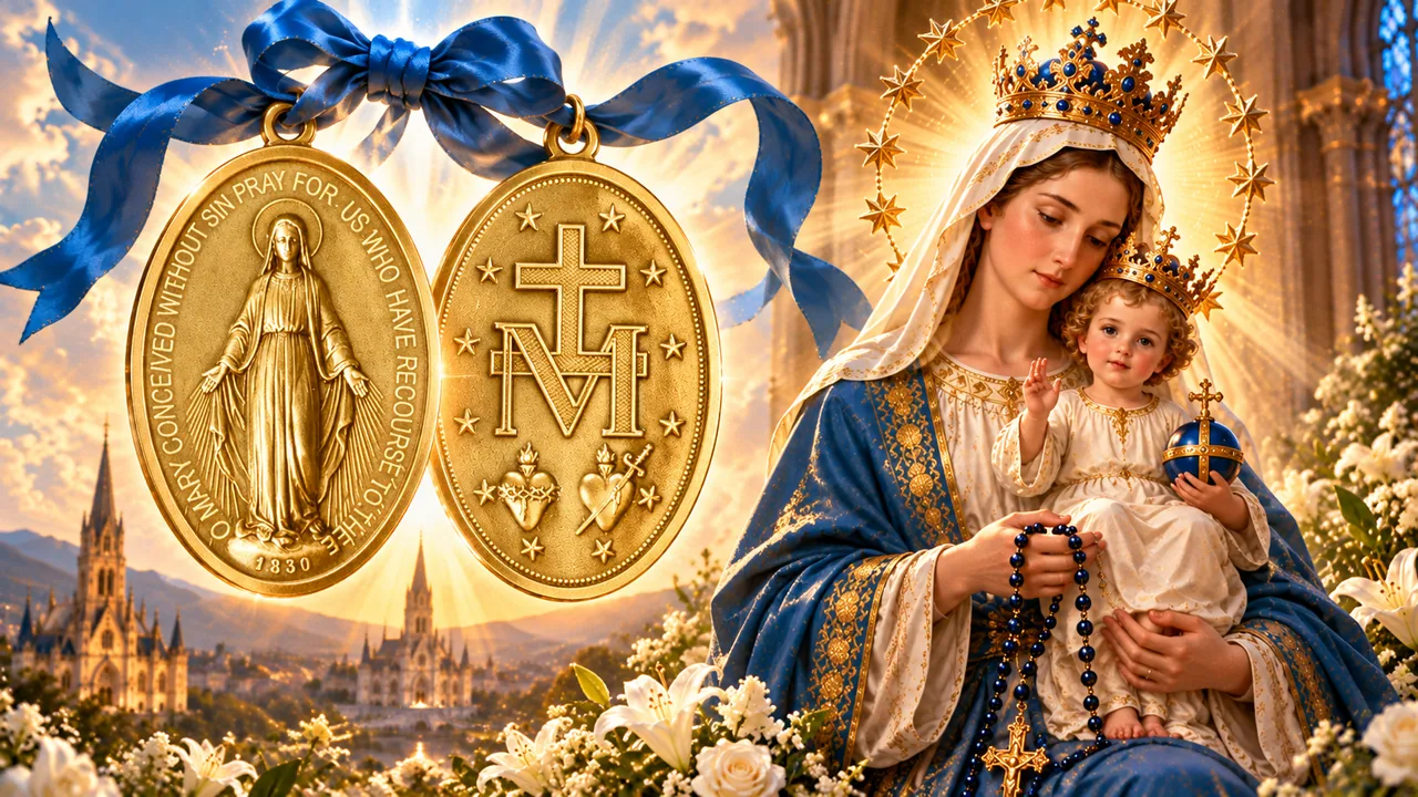 Miraculous Medal Prayer — devotional artwork