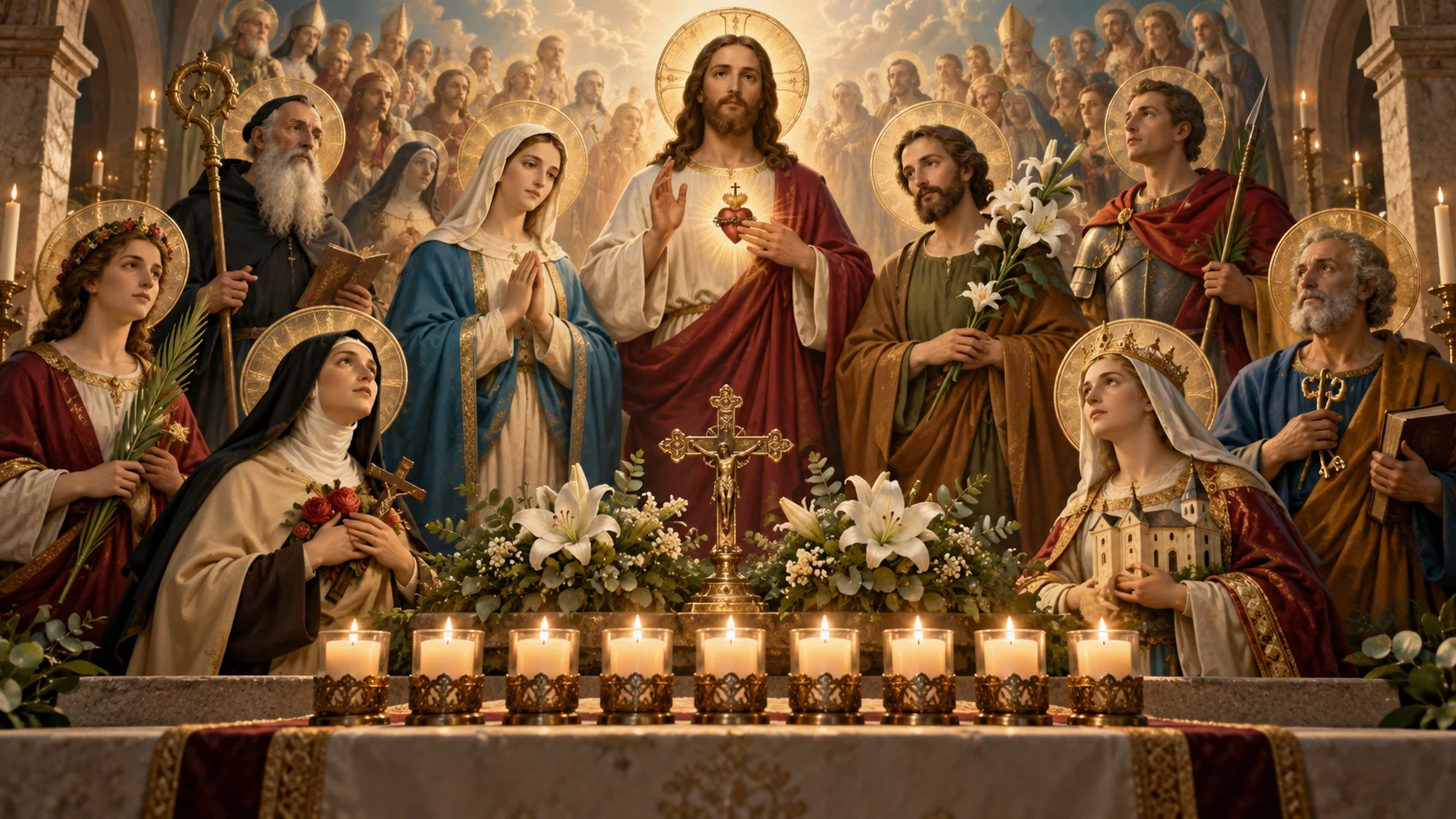 All Saints Novena — devotional artwork