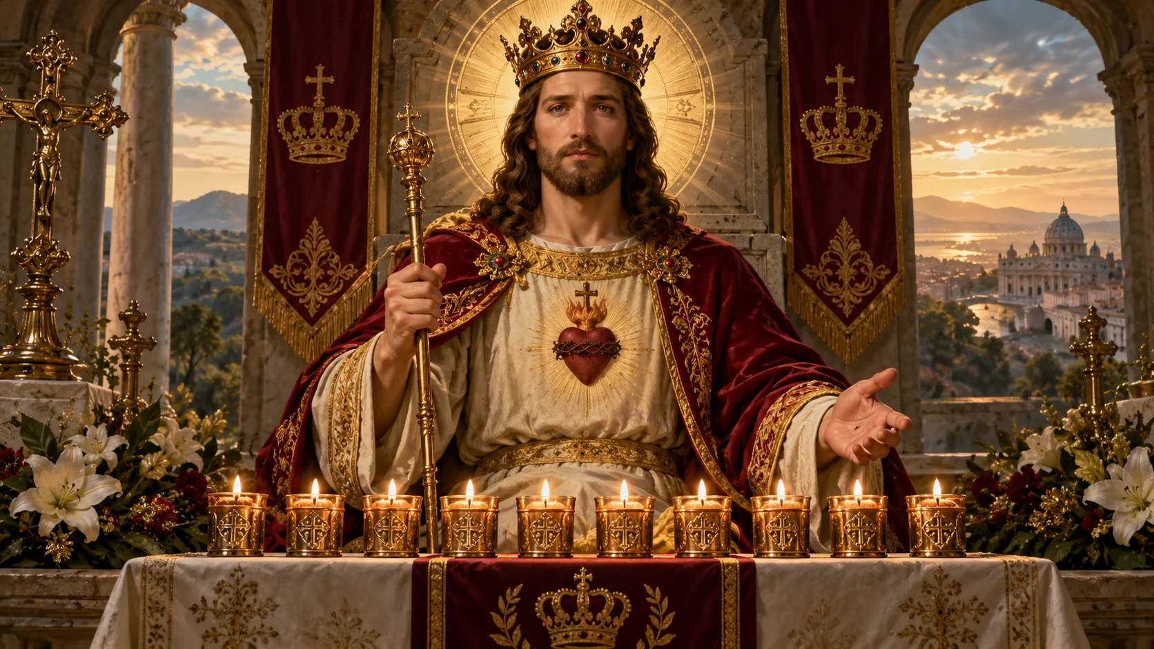 Novena to Christ the King — devotional artwork
