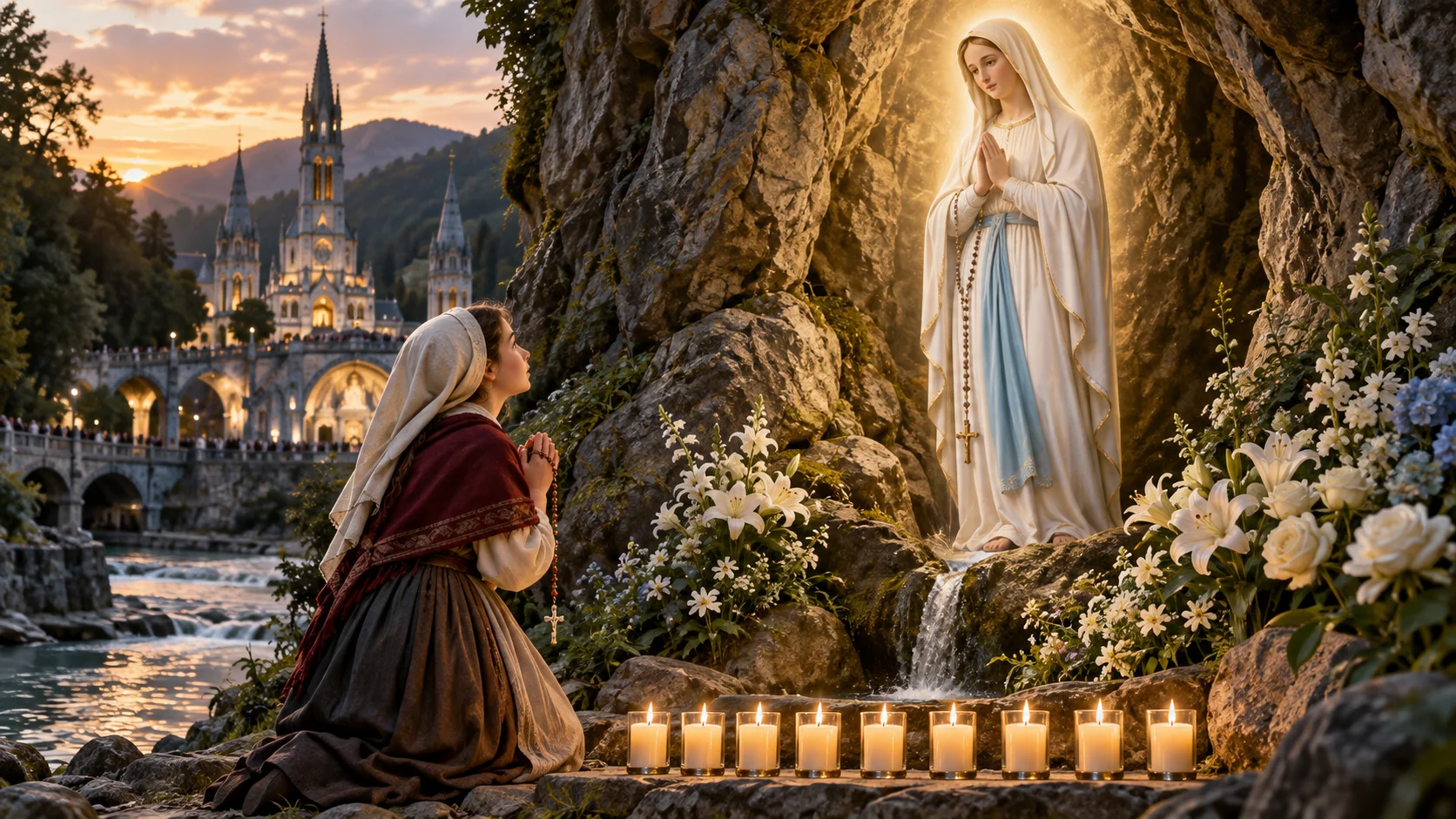 Novena to Our Lady of Lourdes — devotional artwork