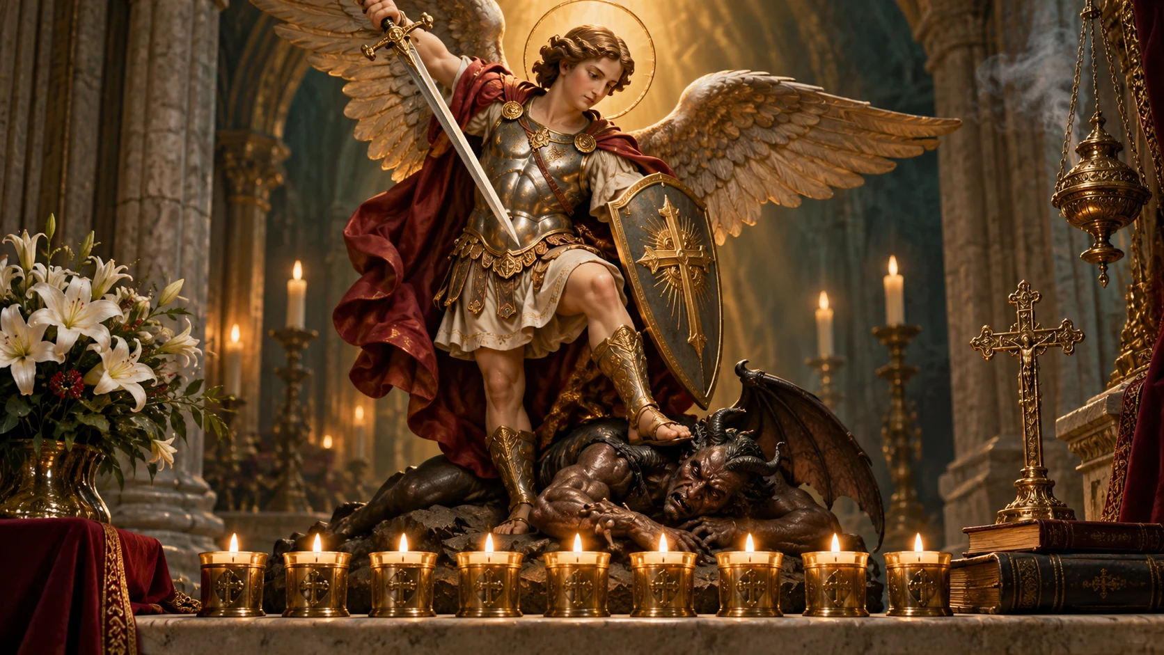 Novena to St. Michael the Archangel — devotional artwork