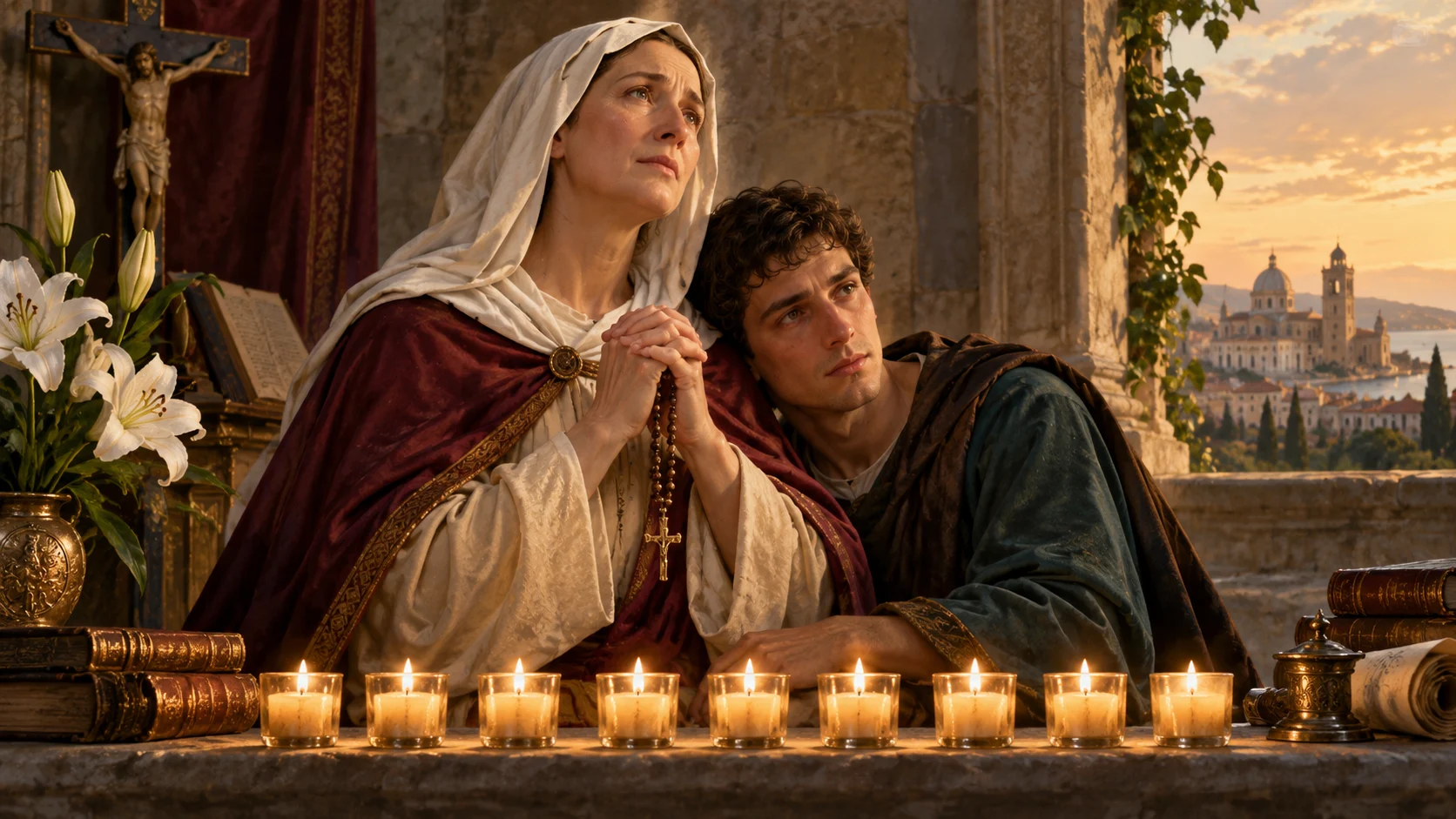 Novena to St. Monica — devotional artwork