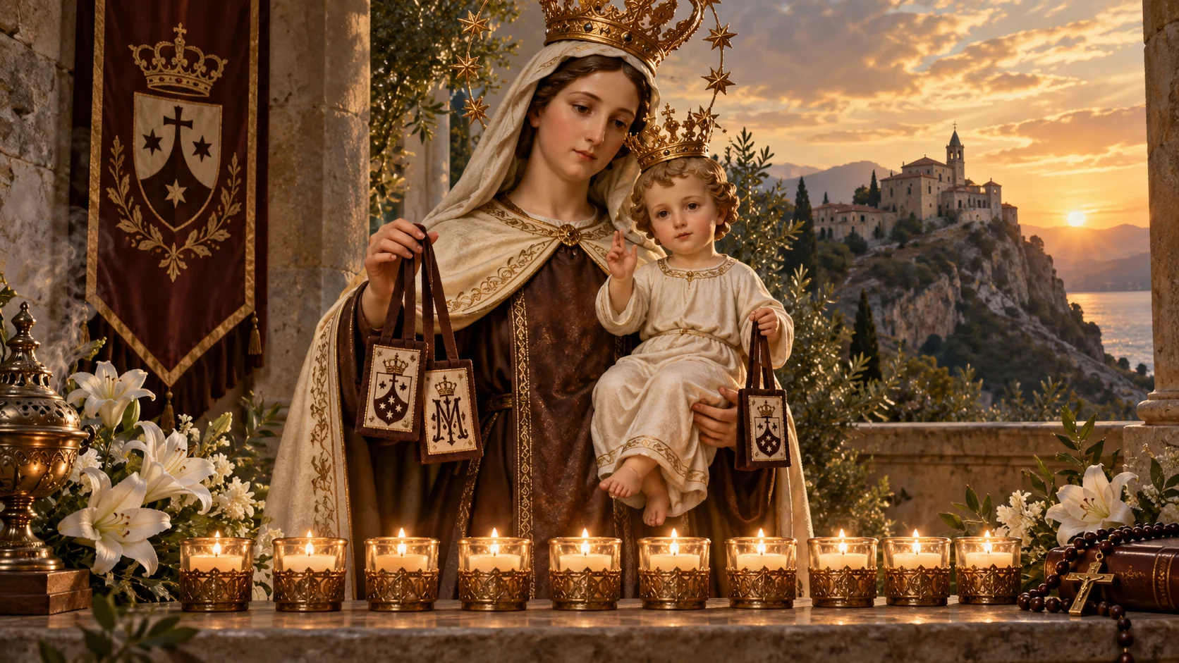 Novena to Our Lady of Mount Carmel — devotional artwork