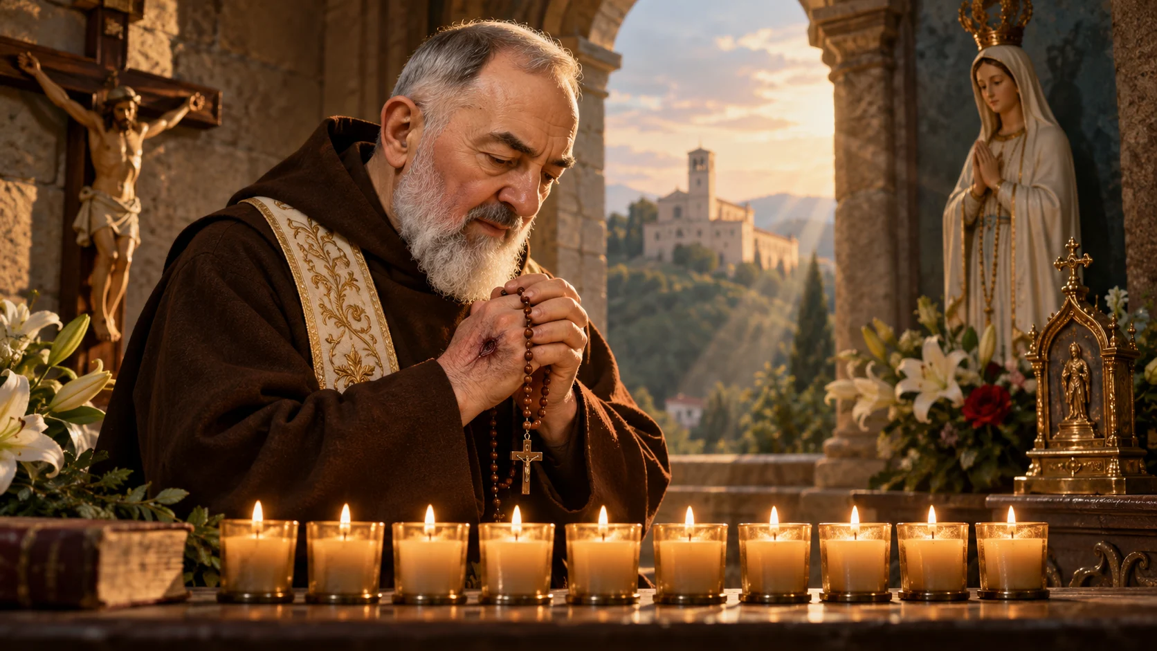 Novena to St. Pio of Pietrelcina — devotional artwork