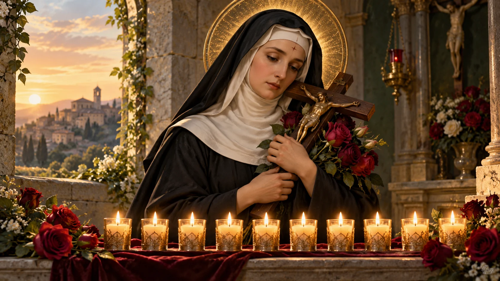 Novena to St. Rita — devotional artwork