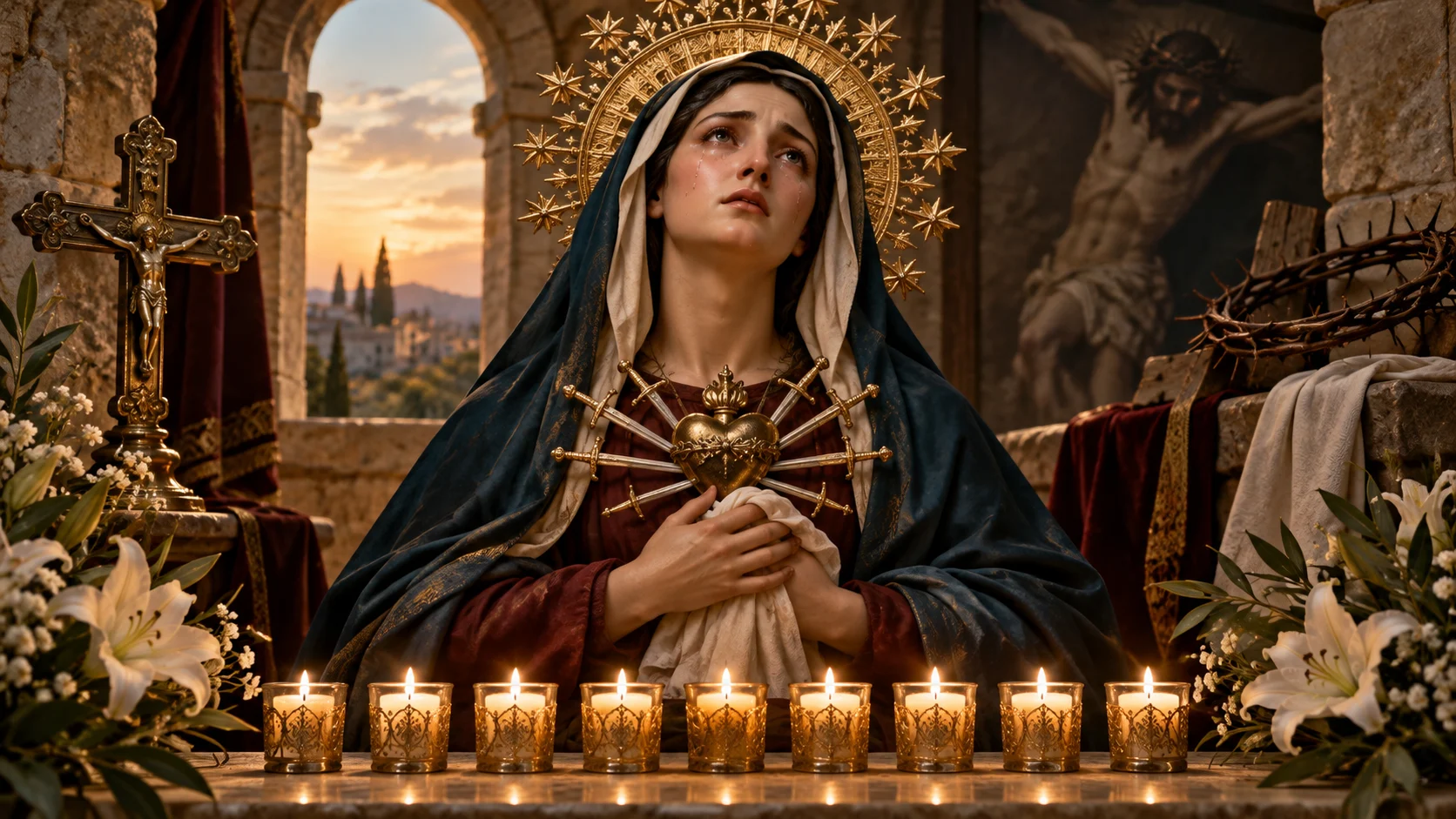 Novena to Our Lady of Sorrows — devotional artwork