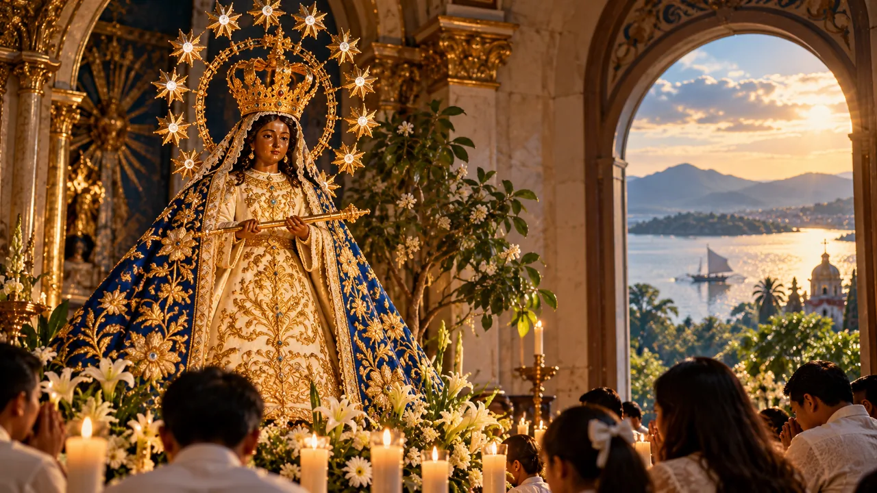 Our Lady of Peace and Good Voyage (Antipolo) — devotional artwork