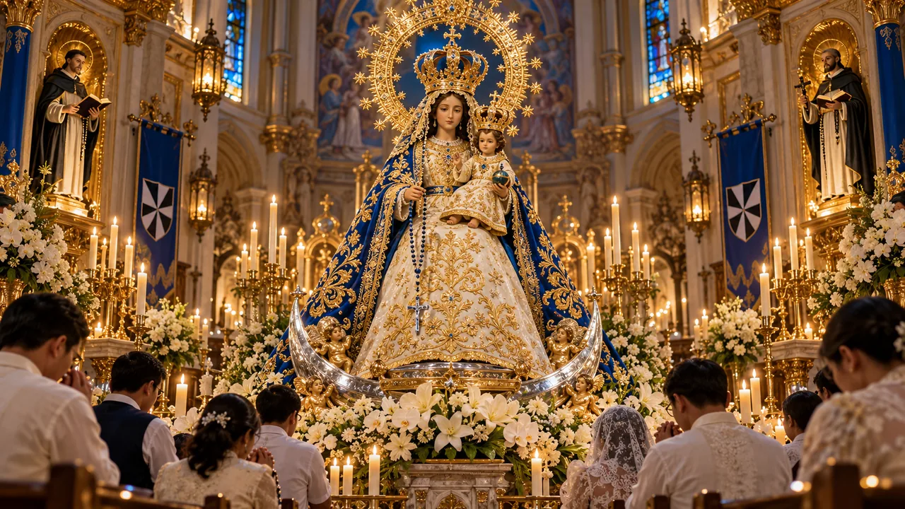Prayer to Our Lady of La Naval de Manila — devotional artwork