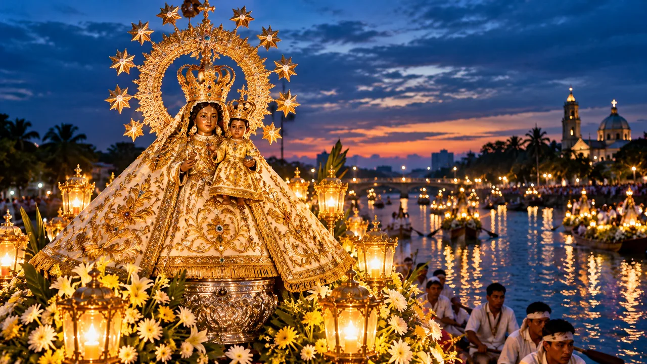 Prayer to Our Lady of Peñafrancia (Ina) — devotional artwork