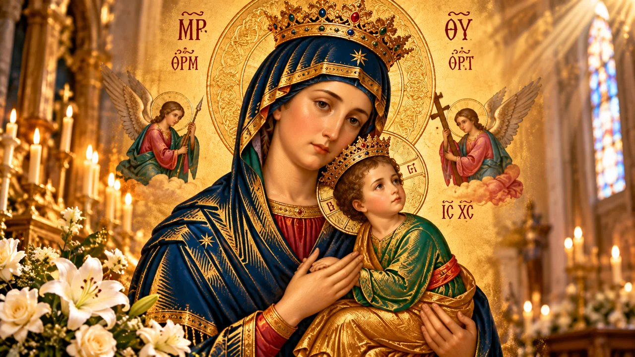 Prayer to Our Lady of Perpetual Help — devotional artwork