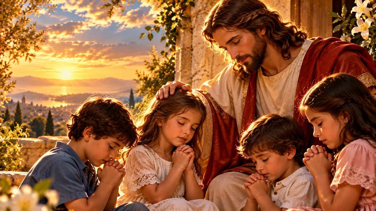 Prayer for Children — devotional artwork