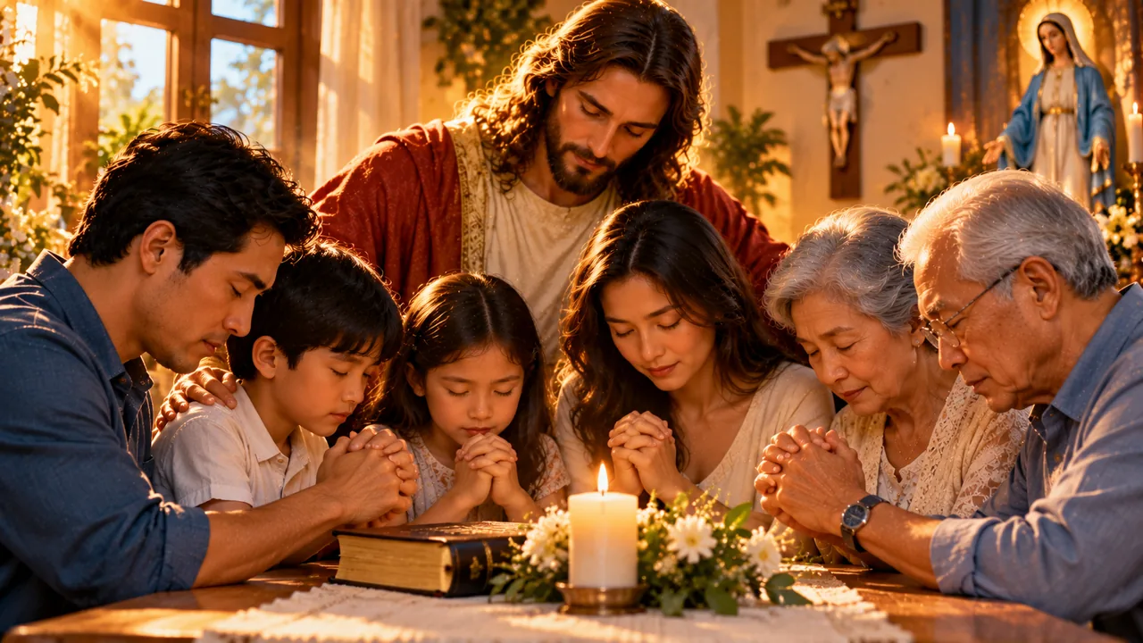 Prayer for Family Unity — devotional artwork