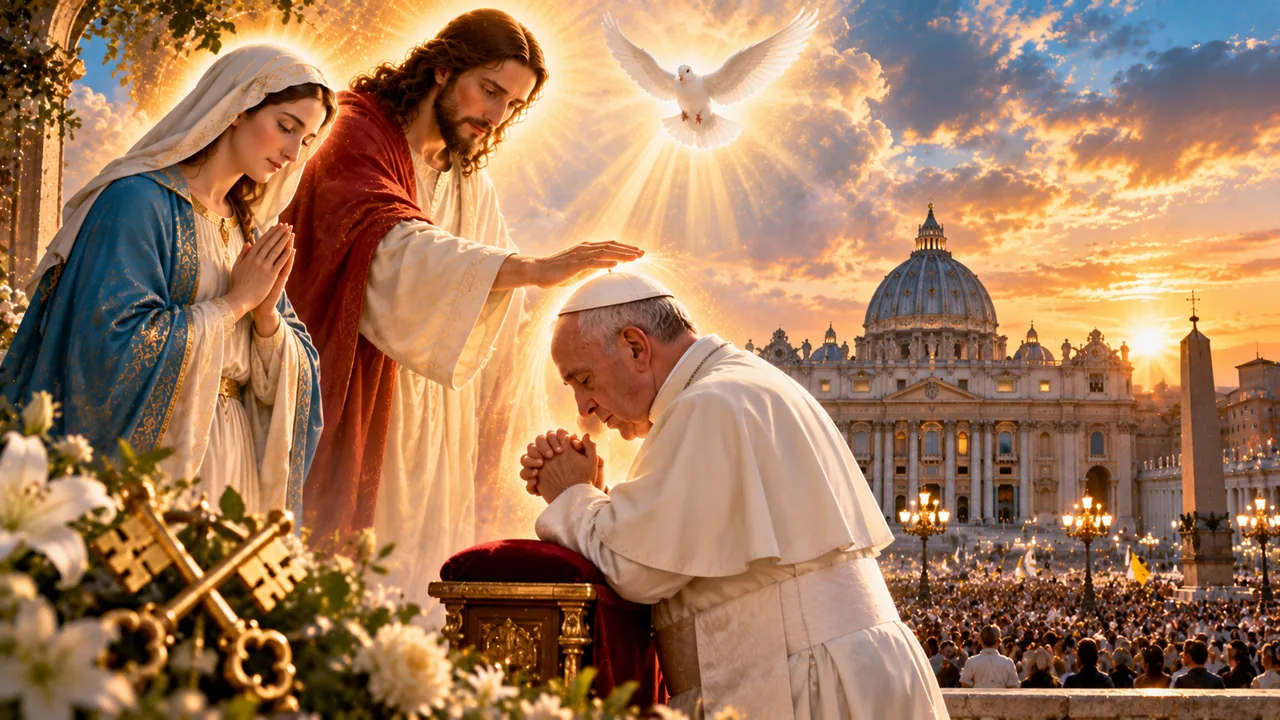 Prayer for the Pope — devotional artwork