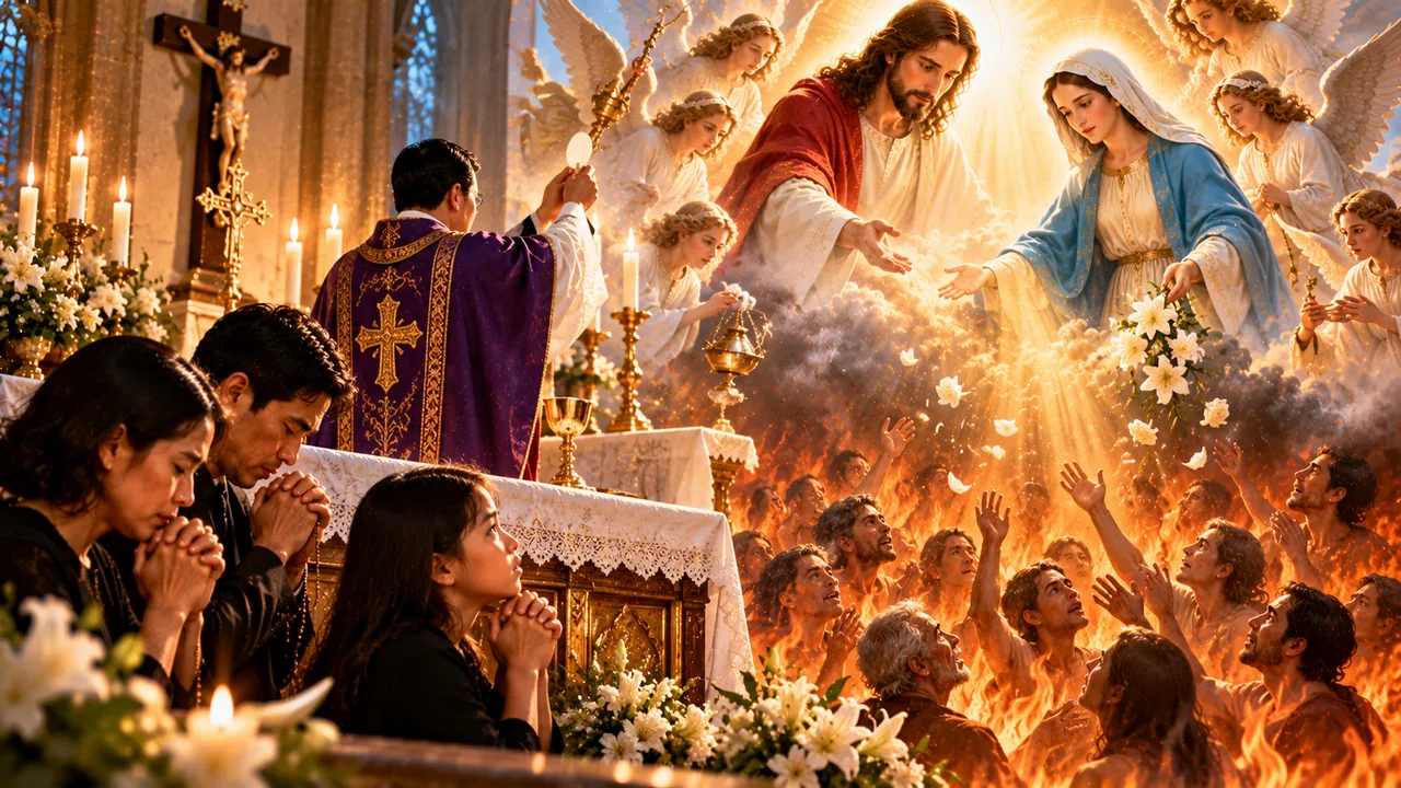 Prayer for the Souls in Purgatory — devotional artwork