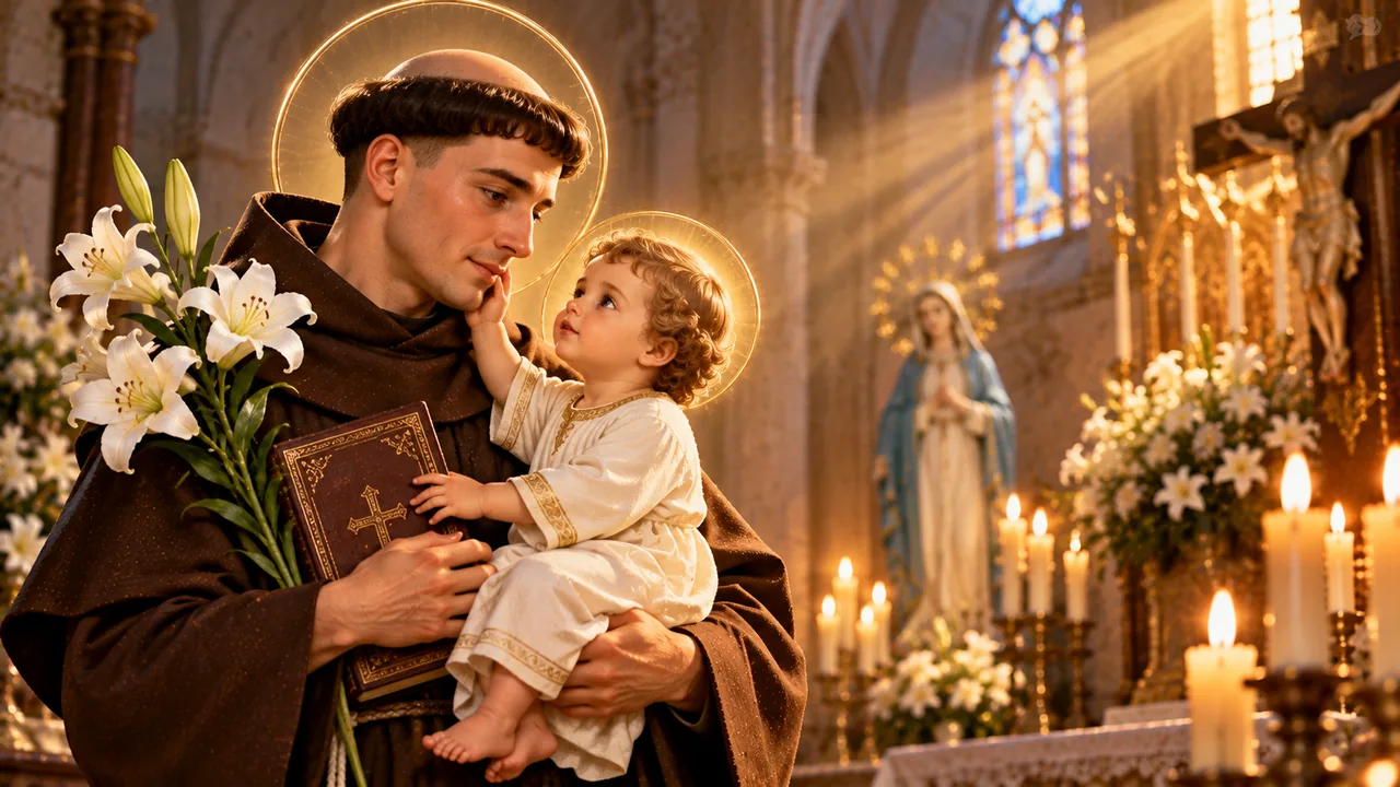 Prayer to St. Anthony of Padua — devotional artwork