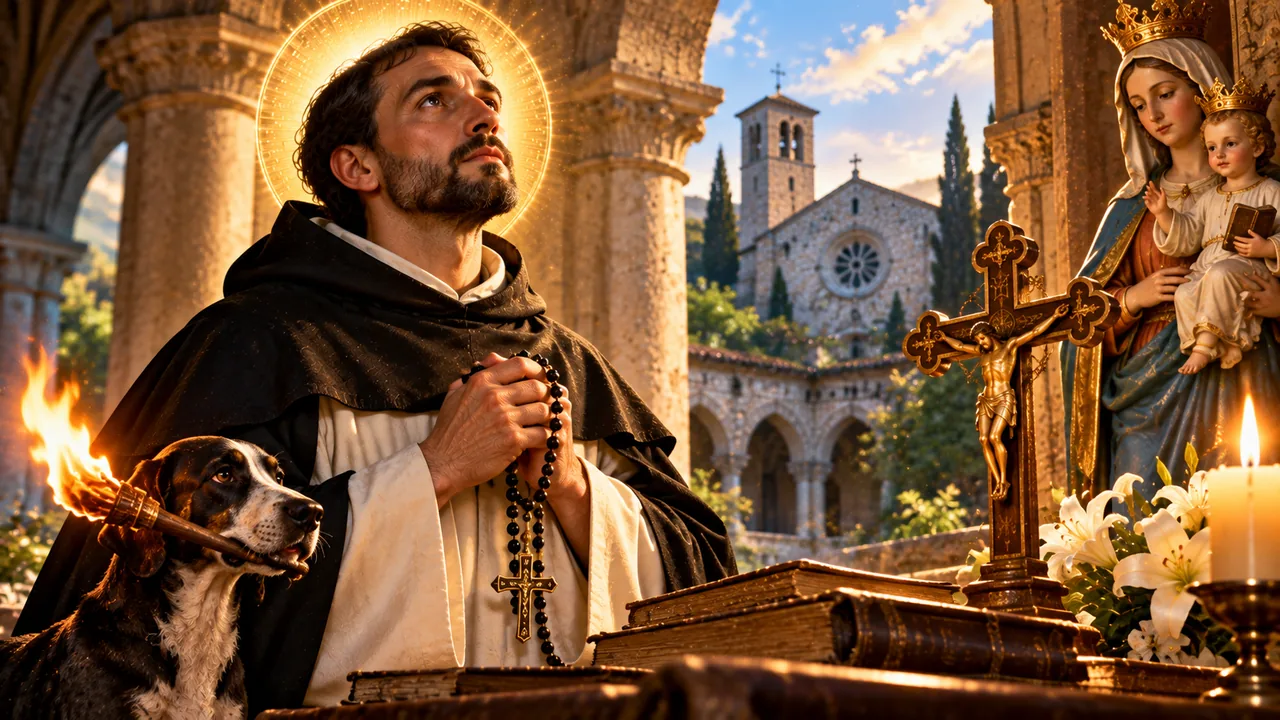 Prayer to St. Dominic — devotional artwork