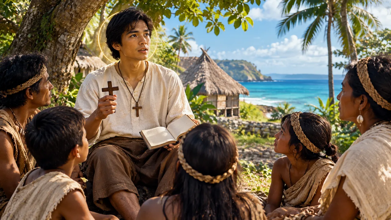 Prayer to St. Pedro Calungsod — devotional artwork