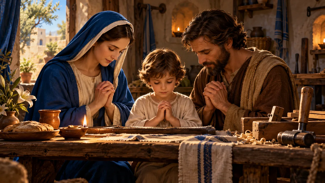 Prayer to the Holy Family — devotional artwork