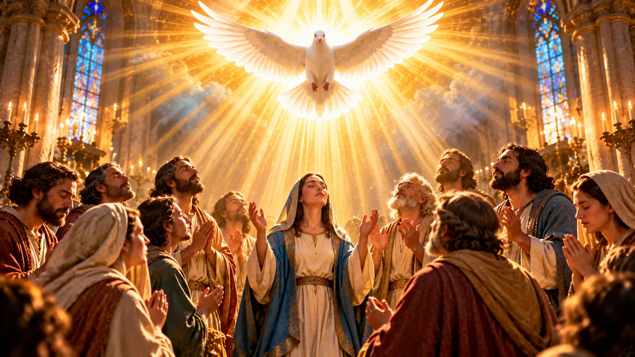 Prayer to the Holy Spirit — devotional artwork