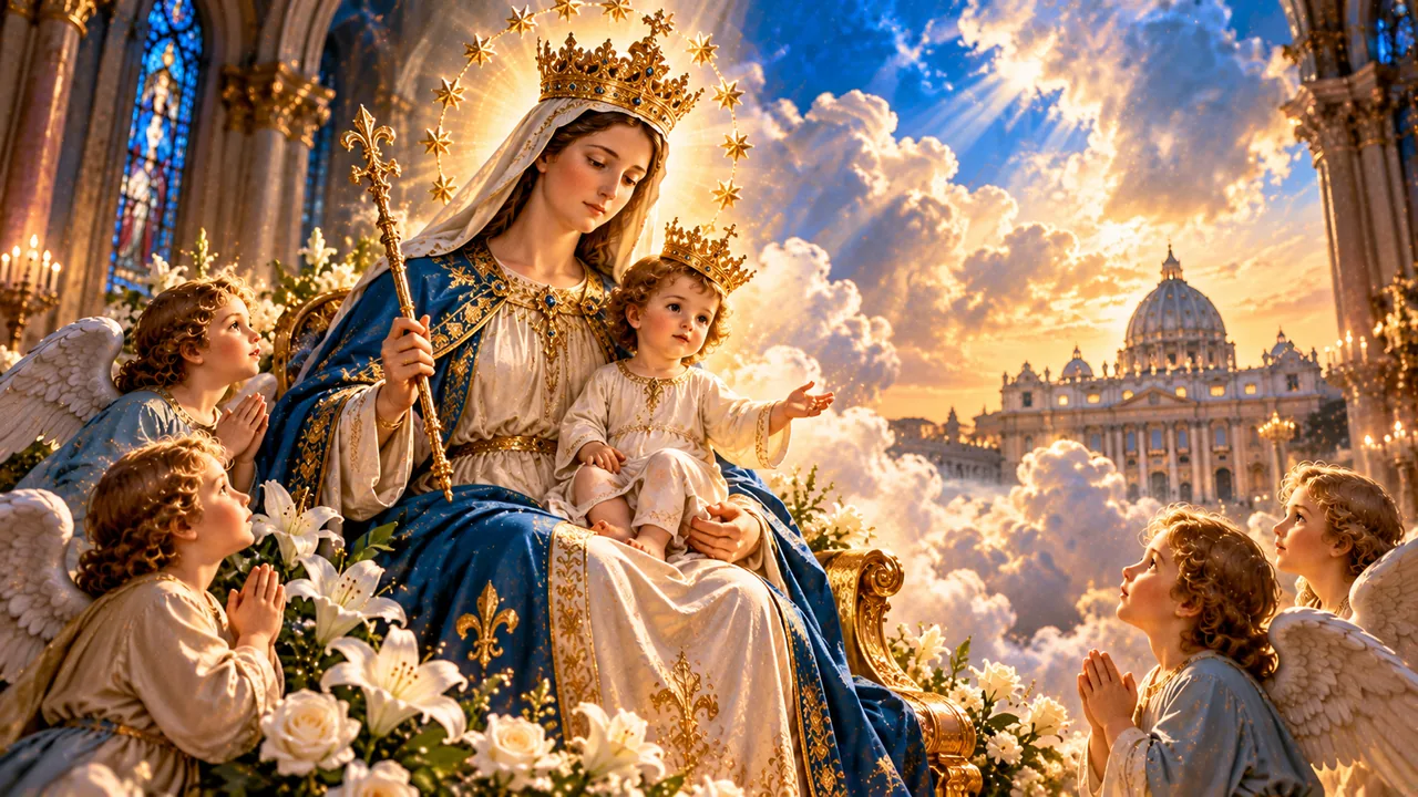Hail, Holy Queen — devotional artwork